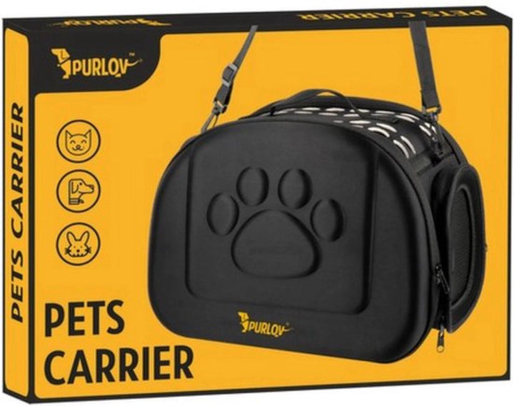 Transporter - honden- / kattentas - zwart grijs
