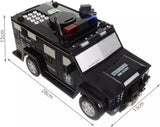 Kluis met Pincode & Geluid -Politie Auto - Spaarpot - Munten & Briefgeld - Automatisch Spaarvarken - Educatief Speelgoed