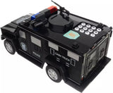 Kluis met Pincode & Geluid -Politie Auto - Spaarpot - Munten & Briefgeld - Automatisch Spaarvarken - Educatief Speelgoed
