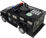 Kluis met Pincode & Geluid -Politie Auto - Spaarpot - Munten & Briefgeld - Automatisch Spaarvarken - Educatief Speelgoed