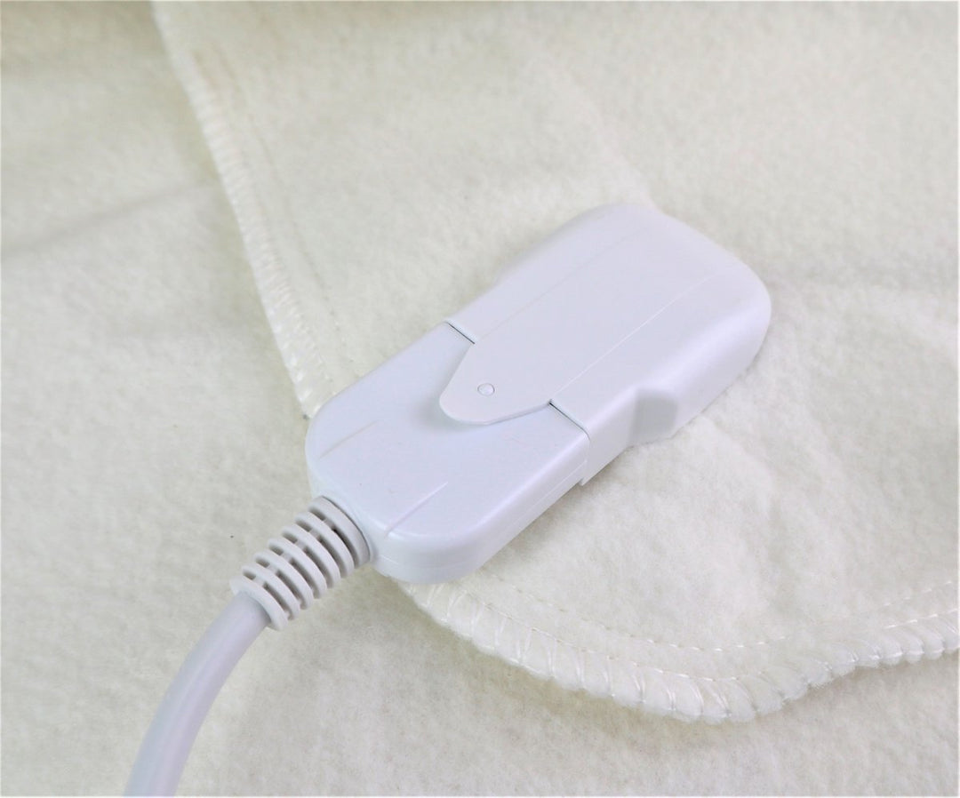 Malatec - Elektrische Deken - Electrische Onderdeken - Warmte Deken - Wit - 150 x 80 cm