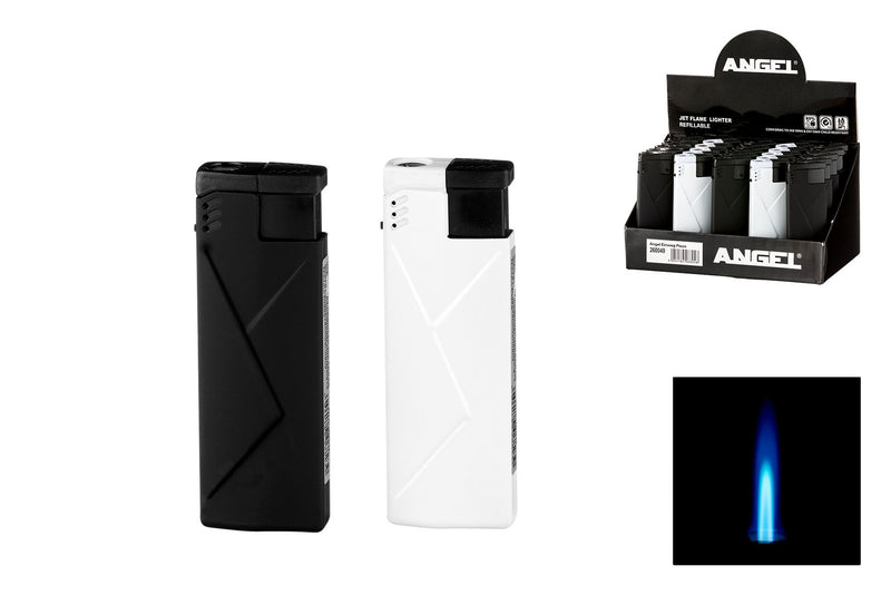 Angel Jetflame with Alu Case, black/white 5 stuks