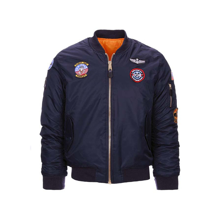 Fostex Kinder MA-1 Flight Jacket USAF - Blauw