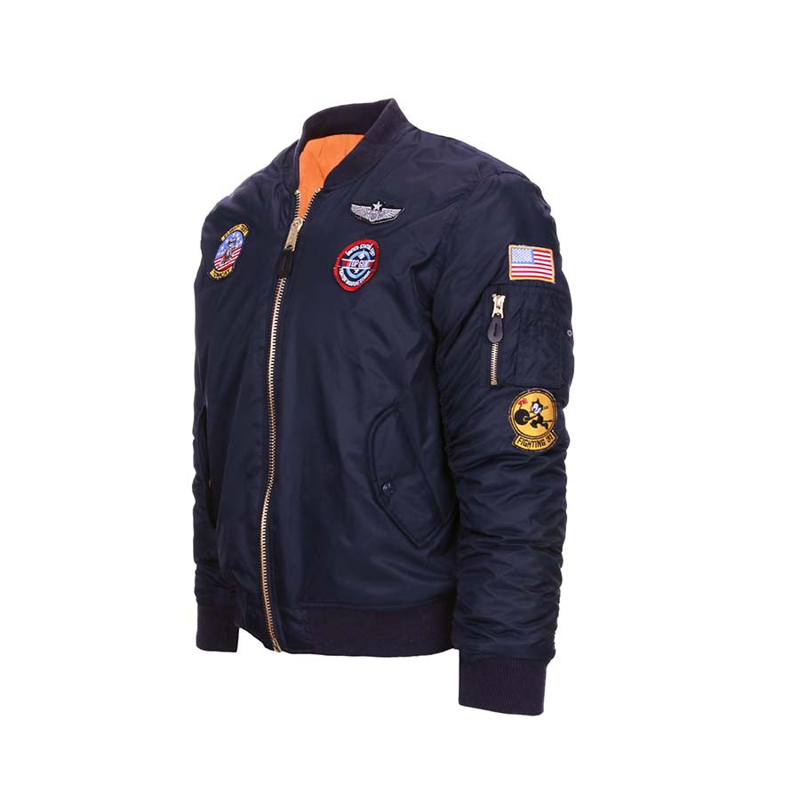 Fostex Kinder MA-1 Flight Jacket USAF - Blauw
