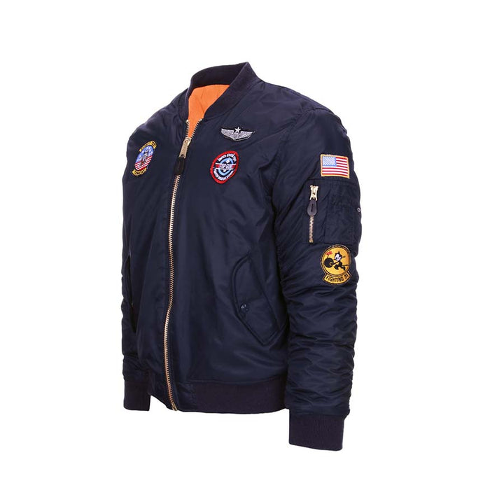 Fostex Kinder MA-1 Flight Jacket USAF - Blauw