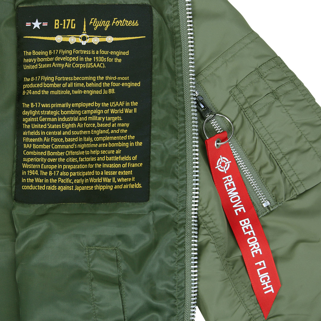 MA-1 Zomer Bomber Jack - Groen