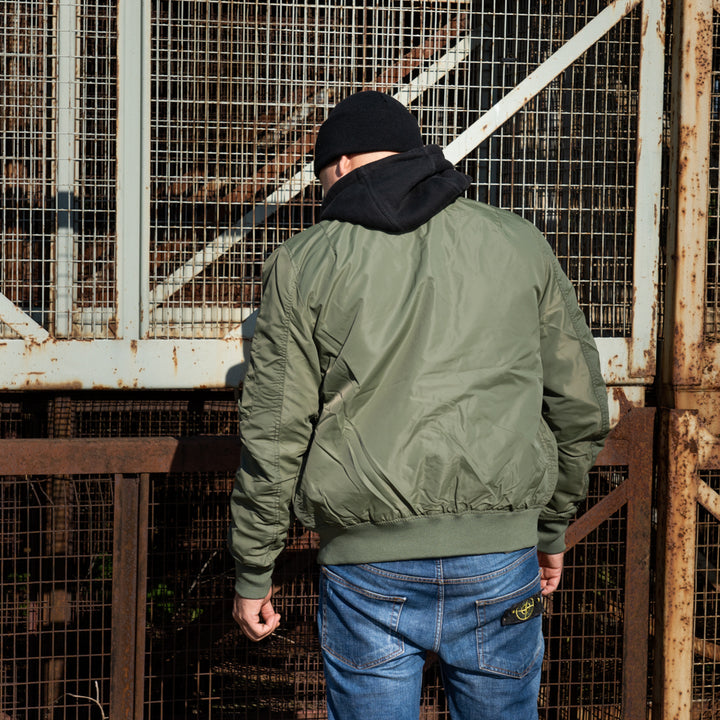 MA-1 Zomer Bomber Jack - Groen