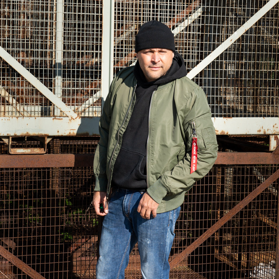 MA-1 Zomer Bomber Jack - Groen