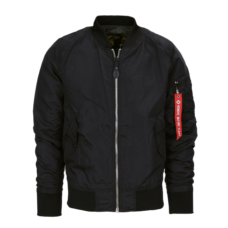 MA-1 Zomer Bomber Jack - Zwart