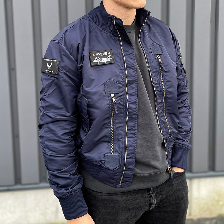Fostex F-35 Flight Jacket - Blauw