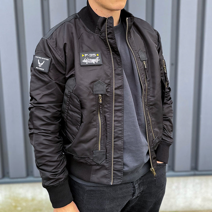 FOSTEX F-35 FLIGHT JACKET - Zwart