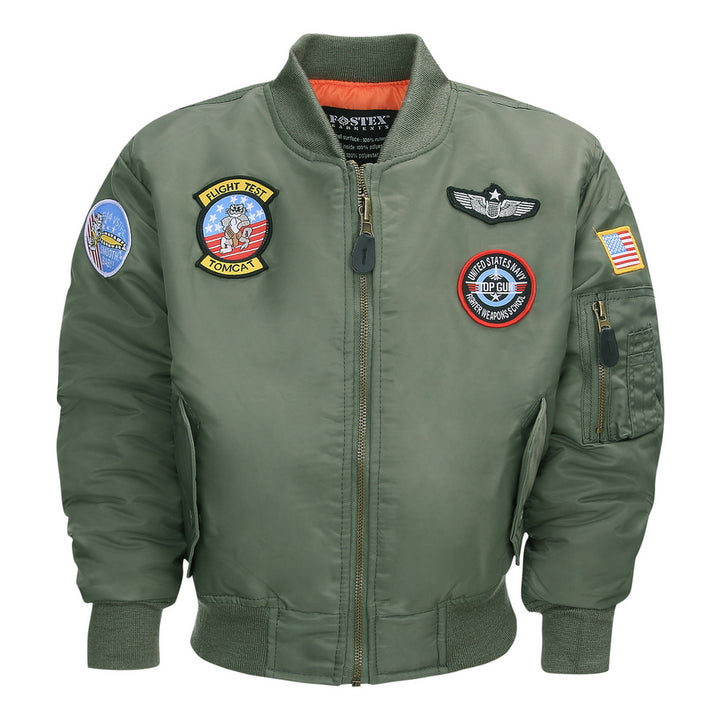 Fostex Kinder MA-1 Flight Jacket - Groen