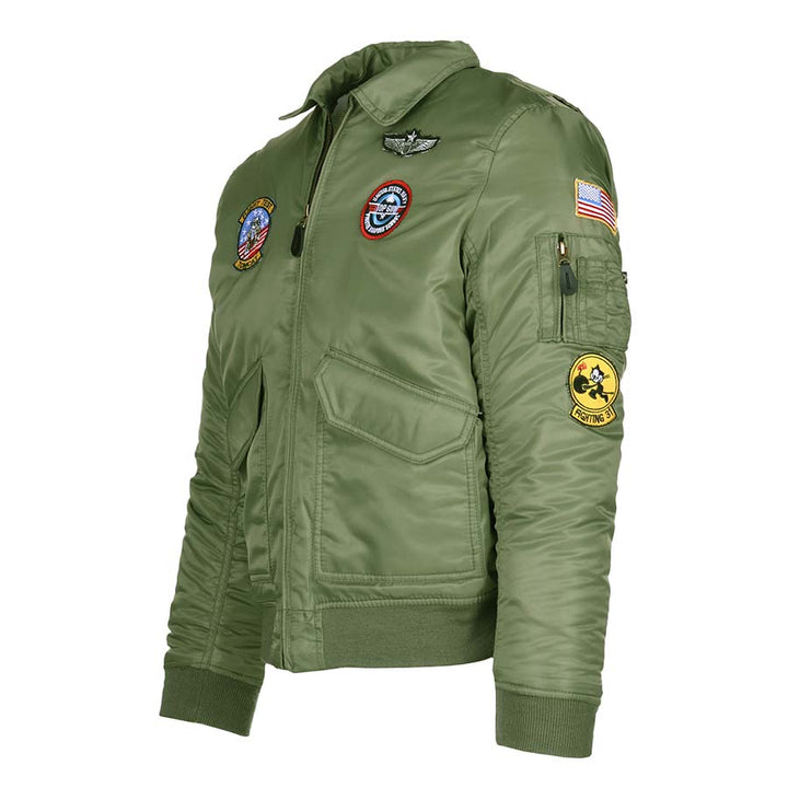 Fostex Kinder CWU Flight Jacket - Groen