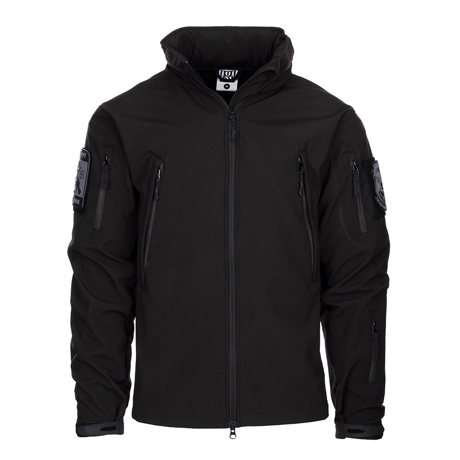 SOFTSHELL JACK TACTICAL - ZWART