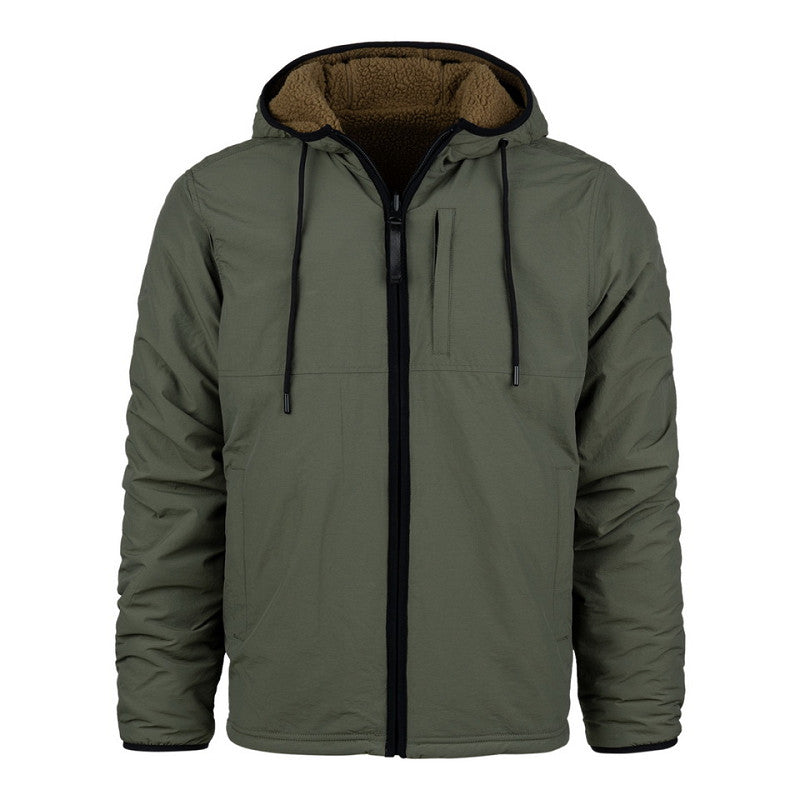 Reversible Sherpa Softshell Jas - Coyote/Ranger green