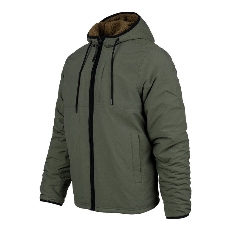 Reversible Sherpa Softshell Jas - Coyote/Ranger green