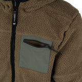 Reversible Sherpa Softshell Jas - Coyote/Ranger green