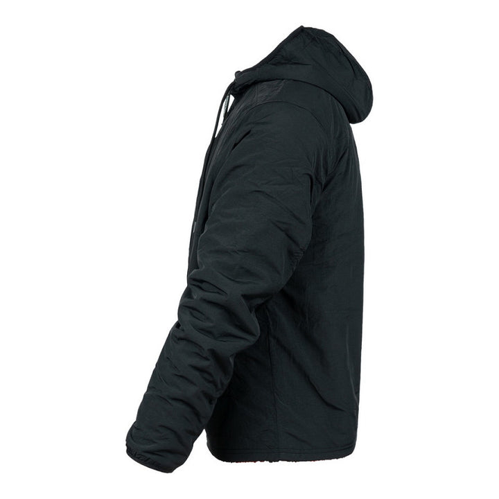 Reversible Sherpa Softshell Jas - Zwart/Rood