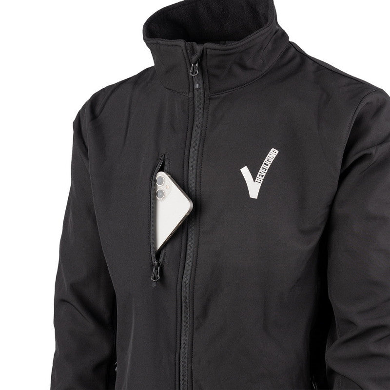 Softshell Jas Beveiliging V-logo