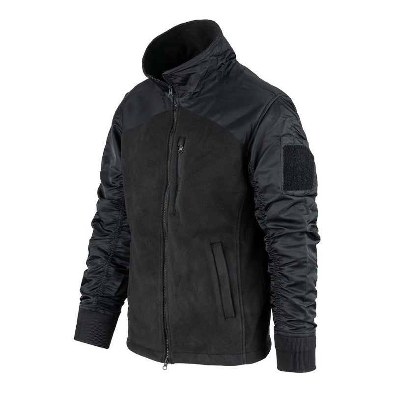 MA-1 Fleece Bomber Jacket - Zwart