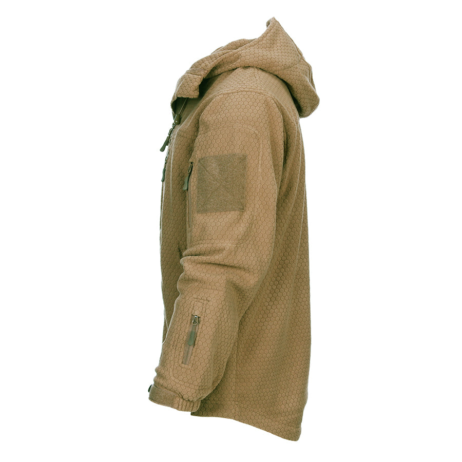 Hexagon Fleece Vest - Coyote