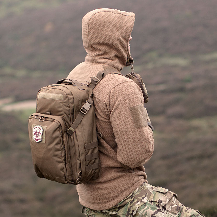 Hexagon Fleece Vest - Coyote