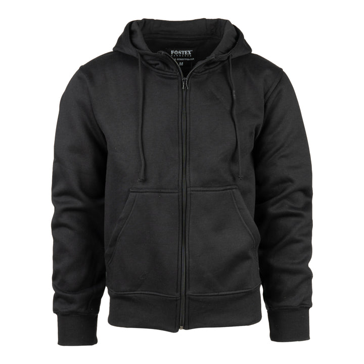 Fostex Hoodie met rits sluiting - Zwart