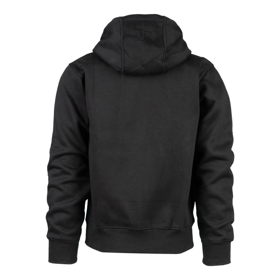 Fostex Hoodie met rits sluiting - Zwart