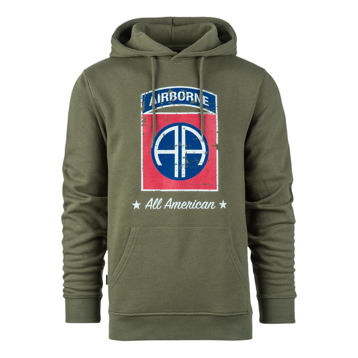 Fostex Hoodie 82nd Airborne Division - Groen