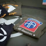 Fostex Hoodie 82nd Airborne Division - Groen