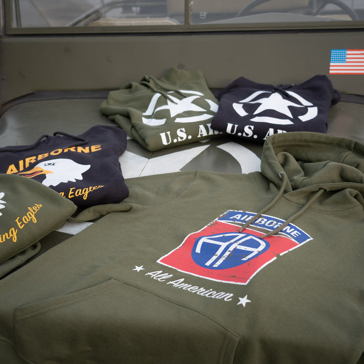 Fostex Hoodie 82nd Airborne Division - Groen