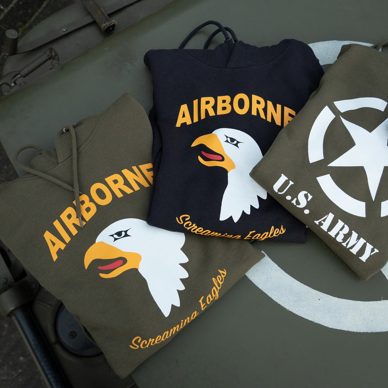 Fostex Hoodie 101st Airborne Eagle - Groen