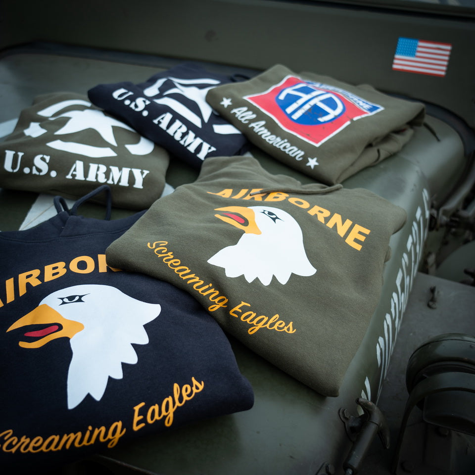 Fostex Hoodie 101st Airborne Eagle - Groen