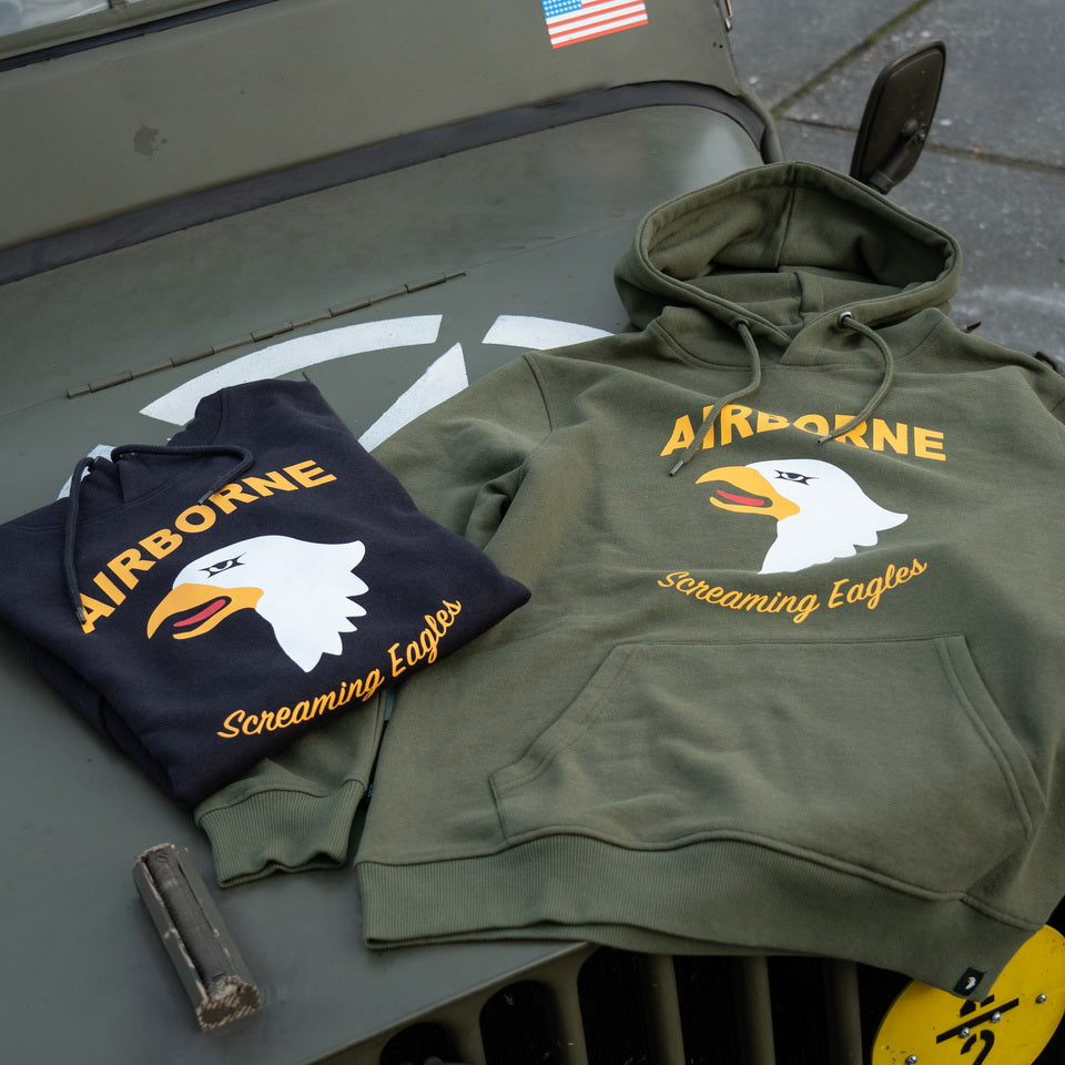 Fostex Hoodie 101st Airborne Eagle - Groen
