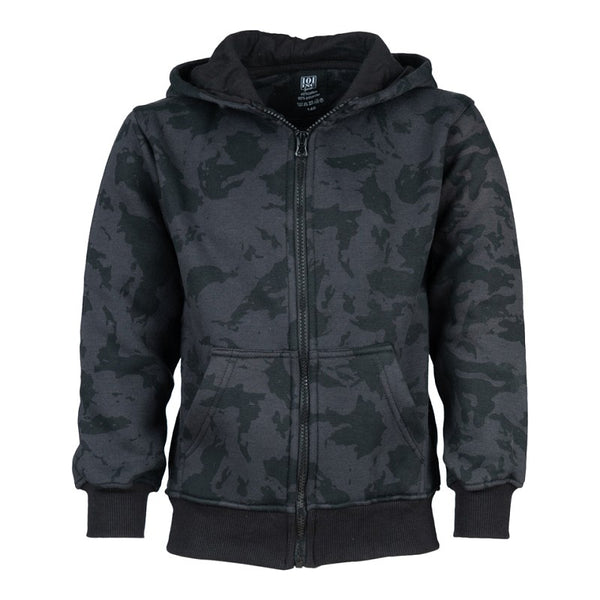 Kinder hooded vest (B keus) - Night camo