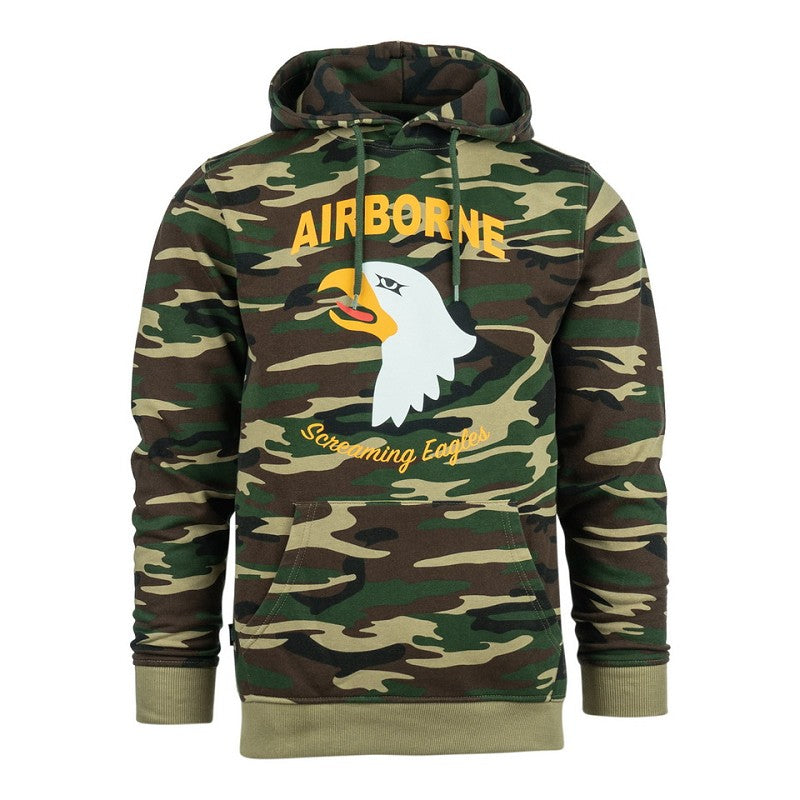 Hoodie 101st Airborne camo - Woodland