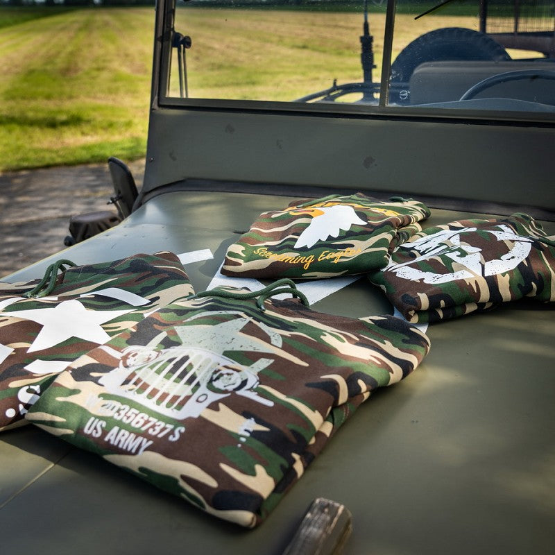 Hoodie 101st Airborne camo - Woodland