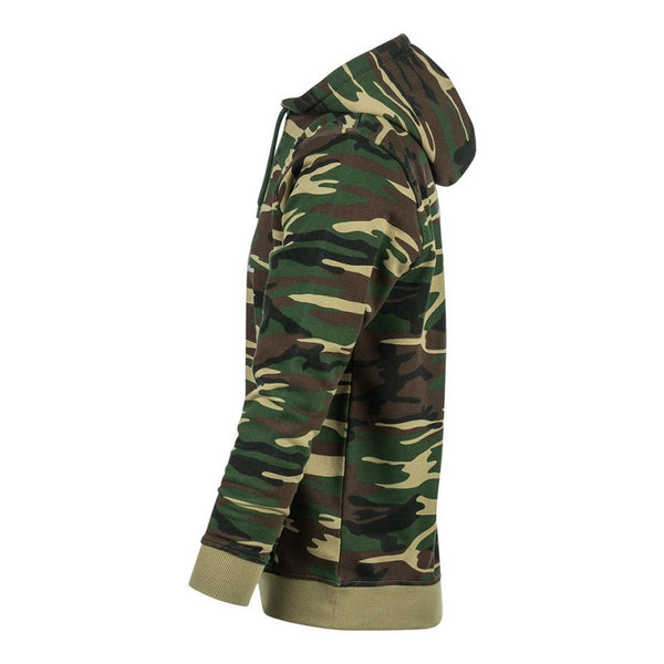 Hoodie Allied Star-Willy jeep camo - Woodland