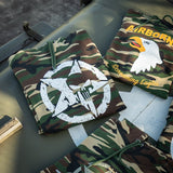 Hoodie Allied Star-Punisher camo - Woodland