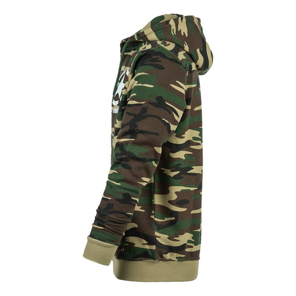 Hoodie met rits Allied Star U.S. Army camo - Woodland