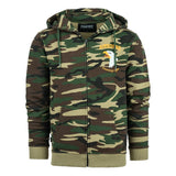 Hoodie met rits 101st Airborne Eagle camo - Woodland