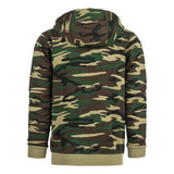 Hoodie met rits 101st Airborne Eagle camo - Woodland