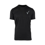 T-shirt beveiliging V-logo - Zwart