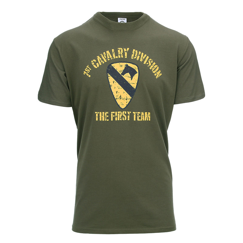 Fostex T-shirt 1st Cavalry Division - Groen