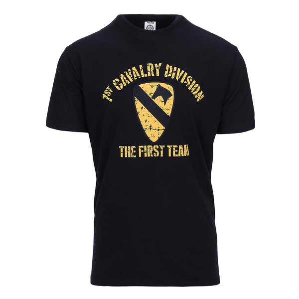 Fostex T-shirt 1st Cavalry Division - Zwart