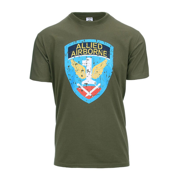 Fostex T-shirt Allied Airborne - Groen