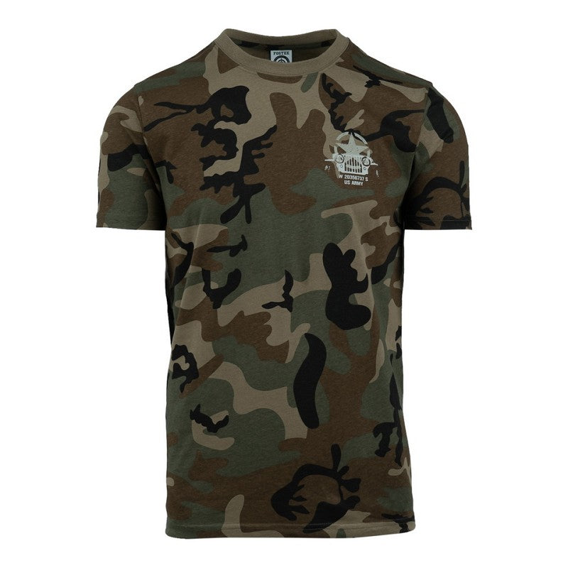 T-shirt Allied Star - Willys camouflage