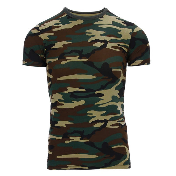 101INC Kinder t-shirt - Woodland Camo