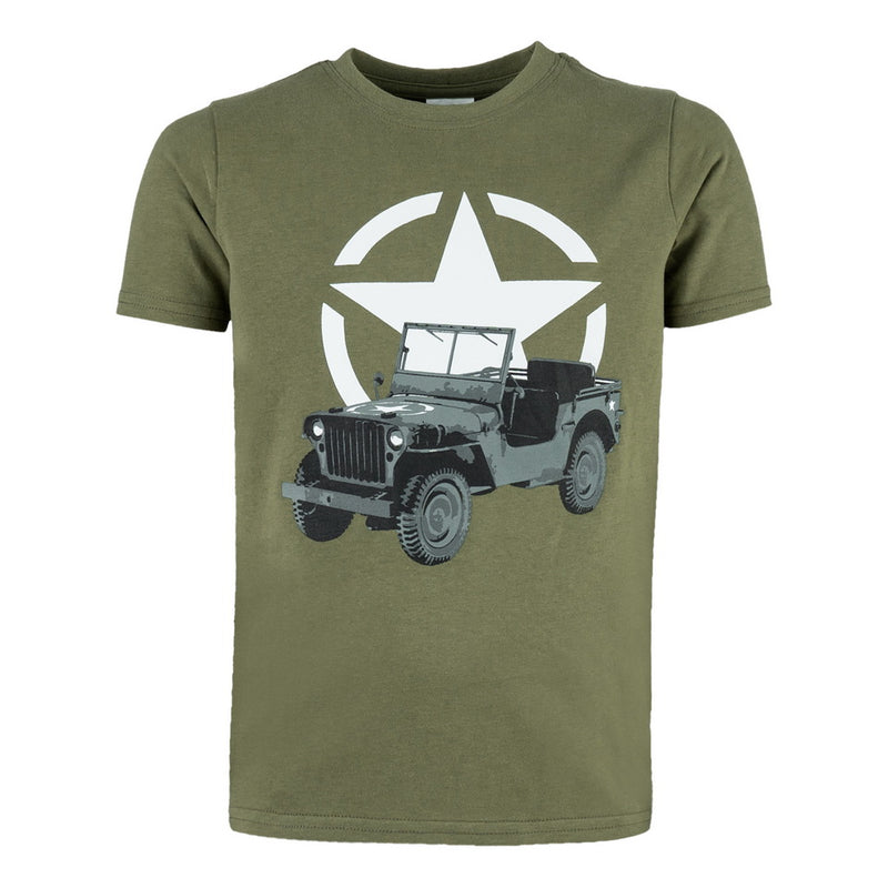 Fostex Kinder t-shirt Jeep - Groen