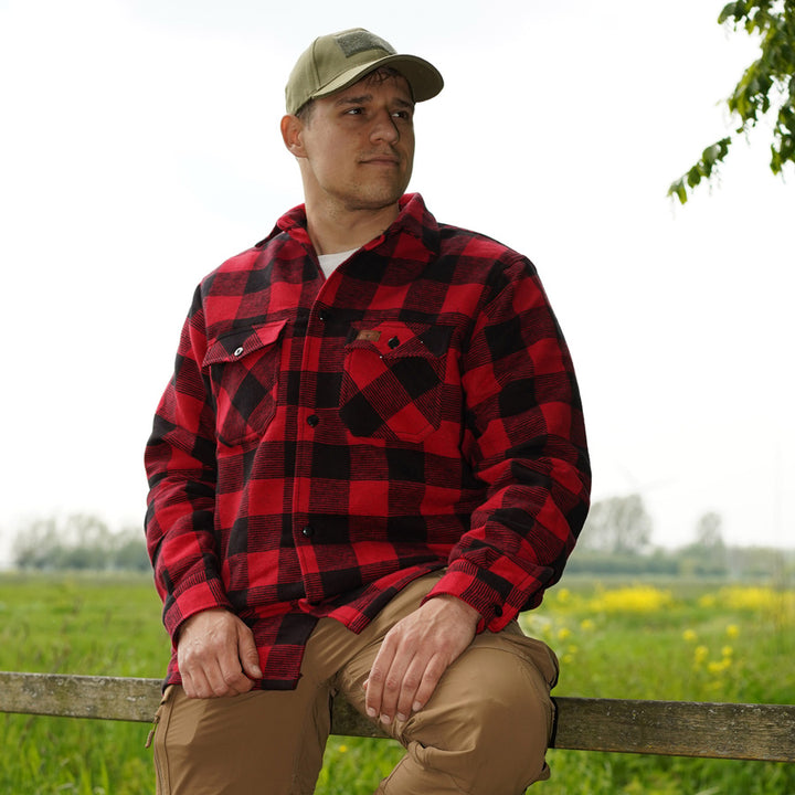 Houthakkers Overhemd/Jas - Canada Rood